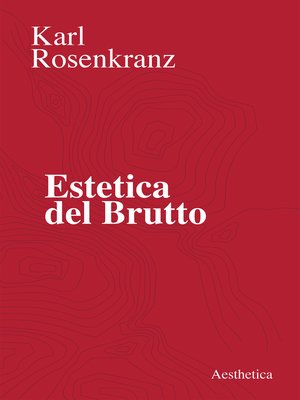 cover image of Estetica del brutto